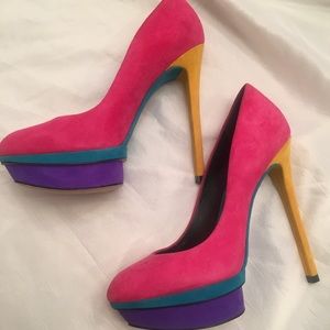 B Brian Atwood Fontanne Platform Pumps
